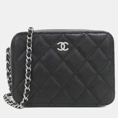 Pre-owned Chanel Timeless Classic Line Shoulder Bag In Black