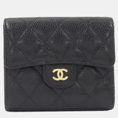 Pre-owned Chanel Timeless Classic Line Wallet