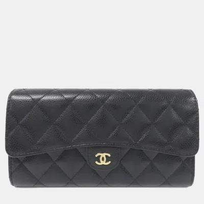 Pre-owned Chanel Timeless Classic Line Wallet