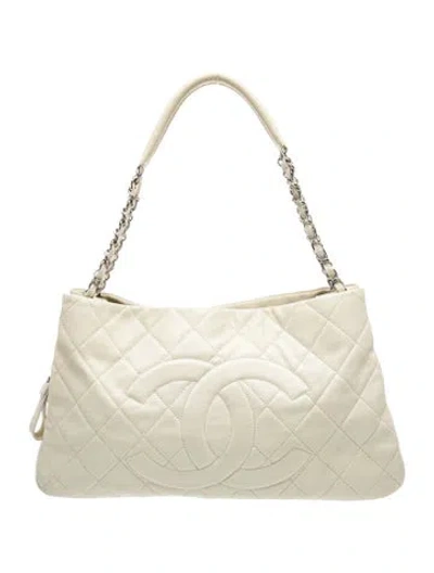 Pre-owned Chanel Timeless Expandable Tote In Neutrals