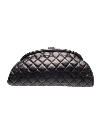 Pre-owned Chanel Timeless Frame Clutch In Black