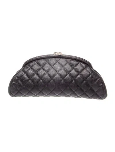 Pre-owned Chanel Timeless Frame Clutch In Black