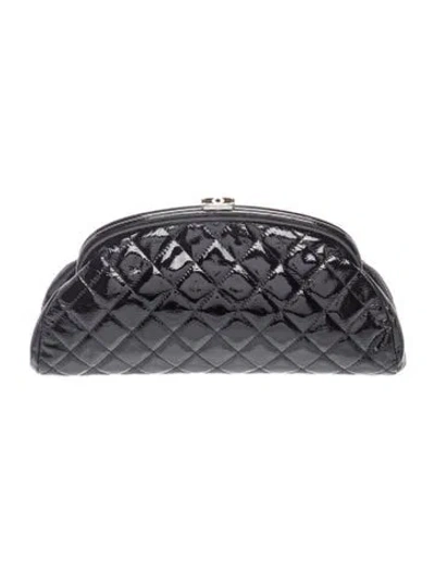 Pre-owned Chanel Timeless Frame Clutch In Black