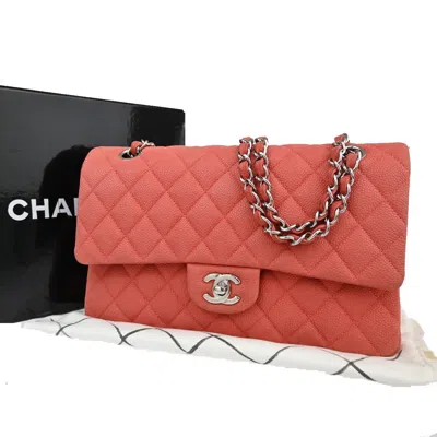 Pre-owned Chanel Timeless Leather Shoulder Bag () In Red