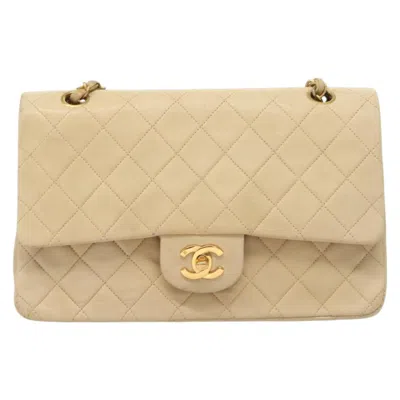 Pre-owned Chanel Timeless Leather Shoulder Bag () In Sand