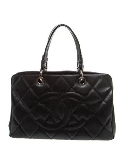 Pre-owned Chanel Timeless Soft Shopper Tote In Black