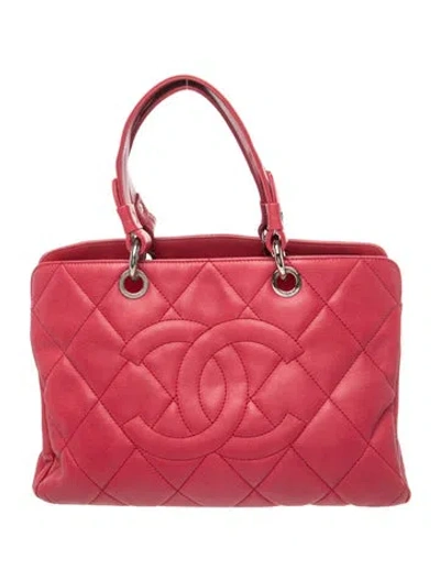 Pre-owned Chanel Timeless Soft Shopper Tote In Pink