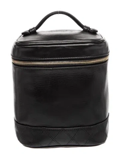 Pre-owned Chanel Timeless Vanity Case In Black