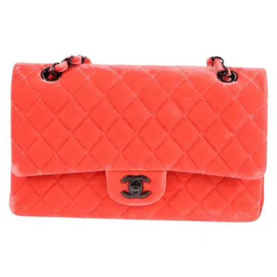 Pre-owned Chanel Timeless Velvet Shoulder Bag () In Pink