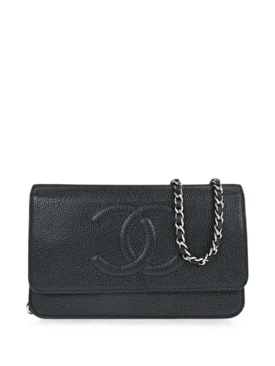 Pre-owned Chanel Timeless Woc Shoulder Bag In Black