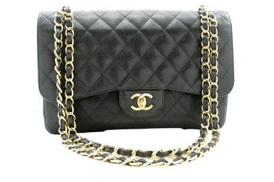 Pre-owned Chanel Timeless/classique Black Leather Shoulder Bag ()