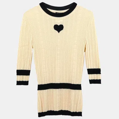 Pre-owned Chanel Top Off-white #34