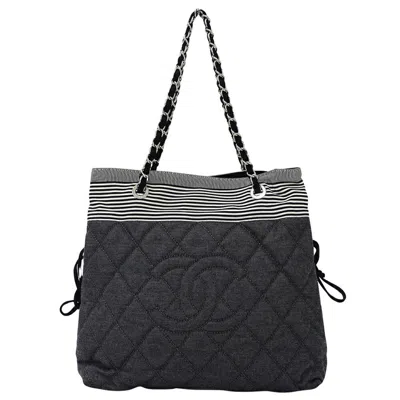 Pre-owned Chanel Tote Bag () In Blue