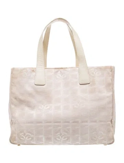 Pre-owned Chanel Travel Ligne Tote In Pink