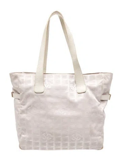 Pre-owned Chanel Travel Ligne Tote In Pink