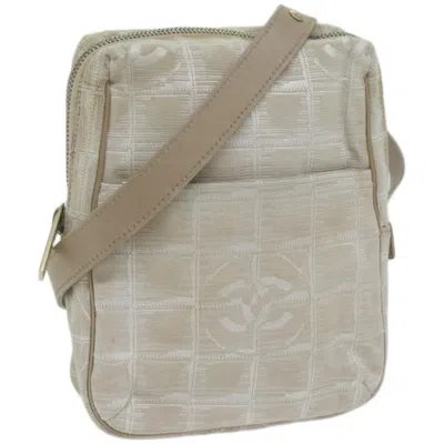 Pre-owned Chanel Travel Line Beige Synthetic Shoulder Bag ()