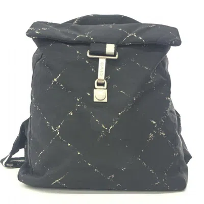Pre-owned Chanel Travel Line Black Travel Line Backpack ()