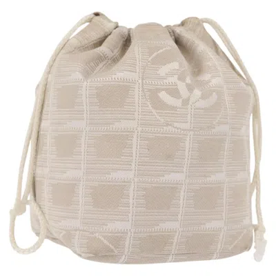 Pre-owned Chanel Travel Line Hobo Nylon Nylon Bag () In Pink