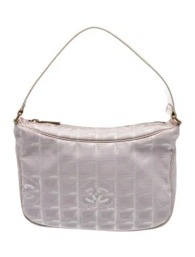 Pre-owned Chanel Travel Line Hobo In Purple