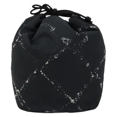 Pre-owned Chanel Travel Line Pouch Nylon Black Nylon Clutche & Pouche Bag ()