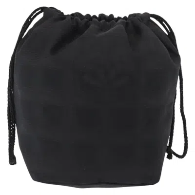Pre-owned Chanel Travel Line Pouch Nylon Black Nylon Clutche & Pouche Bag ()