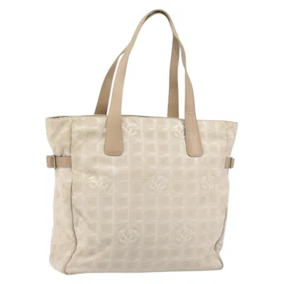 Pre-owned Chanel Travel Line Tote Nylon Pink Nylon Tote Bag Bag ()