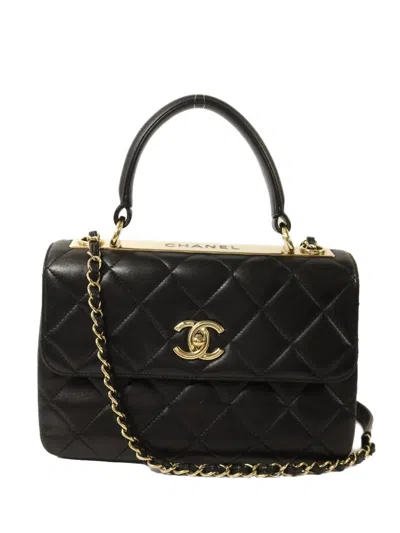 Pre-owned Chanel Trendy Cc Tote Bag In Black