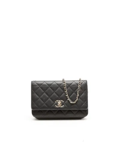 Chanel Trendy Wallet On Chain Bag In Black