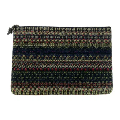 Pre-owned Chanel Tweed Clutch Bag () In Multi