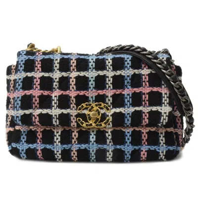Pre-owned Chanel Tweed Handbag Shoulder Bag () In Multi