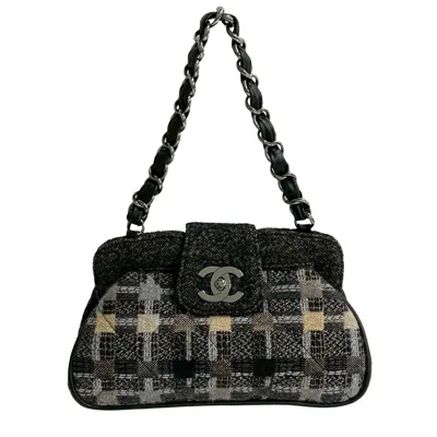 Pre-owned Chanel Tweed Leather Handbag Shoulder Bag () In Multi