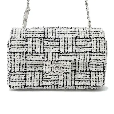 Pre-owned Chanel Tweed Spangles Leather Shoulder Bag () In Multi