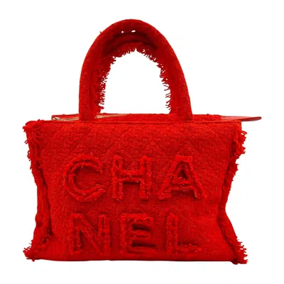 Pre-owned Chanel Tweed Tote Bag () In Multi