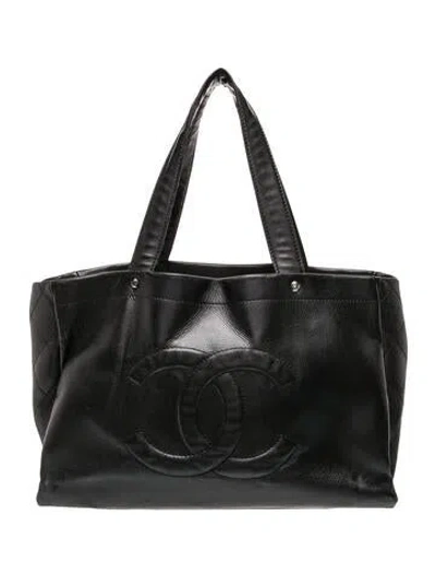 Pre-owned Chanel Ultimate Executive Tote In Black