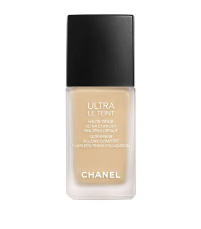 Chanel (ultra Le Teint) Ultrawear - All-day Comfort - Flawless Finish Foundation (30ml) In White