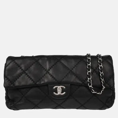 Pre-owned Chanel Ultra Stitch Black Calfskin Shoulder Bag
