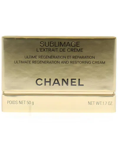 Chanel Unisex 1.7oz Sublimage La Creme Ultimate Regeneration And Restoring Cream In Transparent