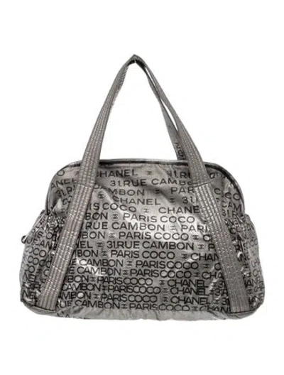 Pre-owned Chanel Unlimited Ligne Tote In Silver