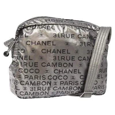 Pre-owned Chanel Unlimited Shoulder Bag Nylon Nylon Bag () In Silver