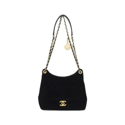 Pre-owned Chanel Velvet Shoulder Bag () In Multi