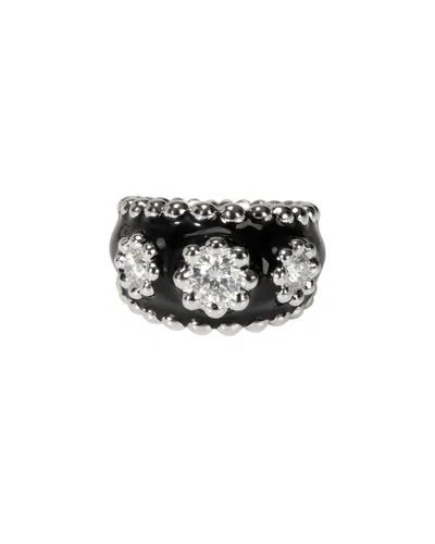 Chanel Vintage 18k 1.80 Ct. Tw. Diamond Ring (authentic Pre-loved) In Black
