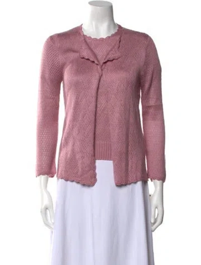 Pre-owned Chanel Vintage 1970's Sweater In Pink
