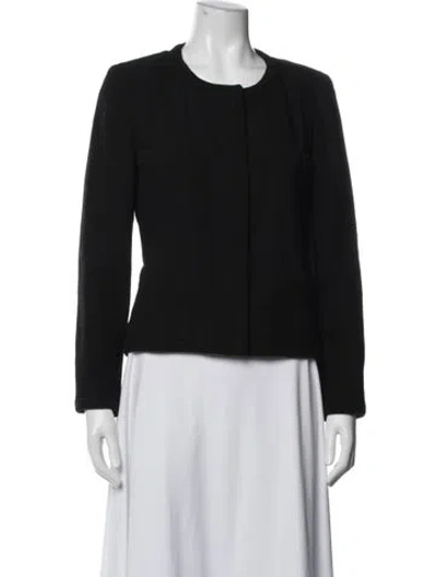 Pre-owned Chanel Vintage 1980 Jacket In Blac