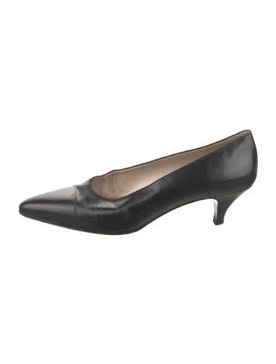 Pre-owned Chanel Vintage 1980's Pumps In Black