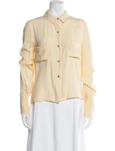 Pre-owned Chanel Vintage 1984 Blouse In Neutral