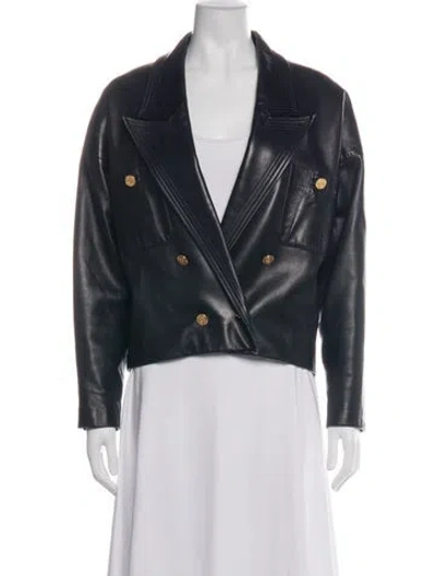 Pre-owned Chanel Vintage 1986 Blazer In Blue