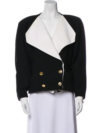 Pre-owned Chanel Vintage 1986 Jacket In Black