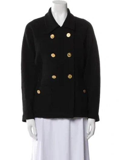 Pre-owned Chanel Vintage 1986 Jacket In Black