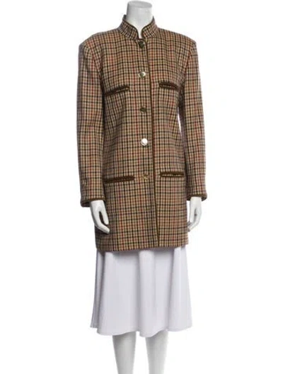 Pre-owned Chanel Vintage 1987 Blazer In Brown
