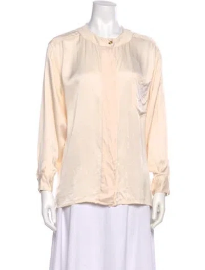 Pre-owned Chanel Vintage 1987 Blouse In Neutral